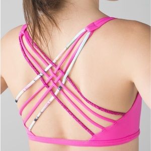 RARE LULULEMON Free to Be Bra - Wild